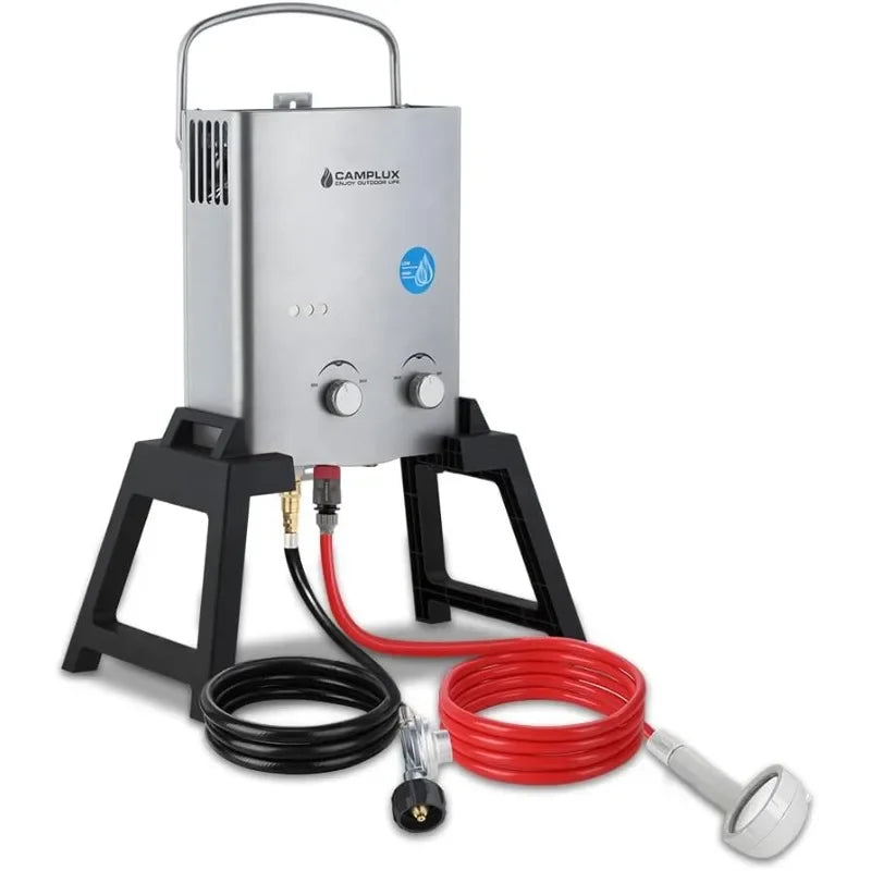 Portable Outdoor Tankless Water Heater Propane Instant Hot Camping Shower