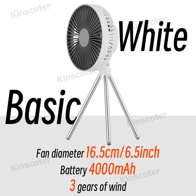 Camping Fan Rechargeable