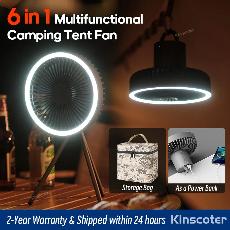 Camping Fan Rechargeable