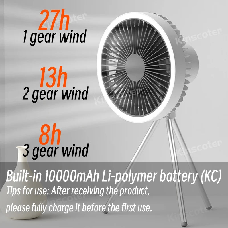 Camping Fan Rechargeable