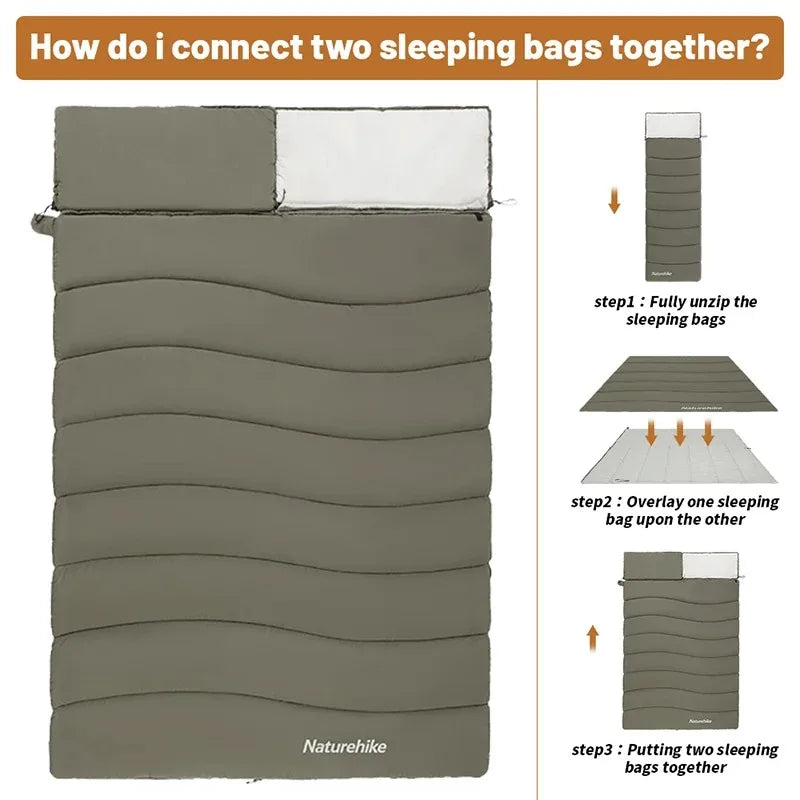 Double Sleeping Bag for Adults