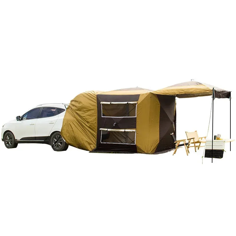 Outdoor Automatic Pop Up Car Rear Extention Tent 3-4 Person