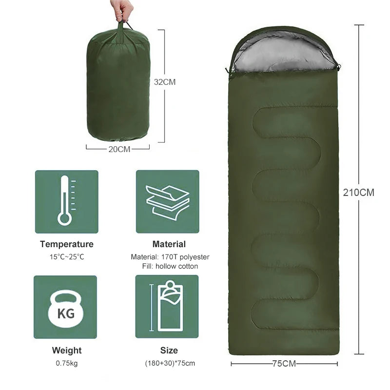 Camping Sleeping Bag Lightweight 4 Season