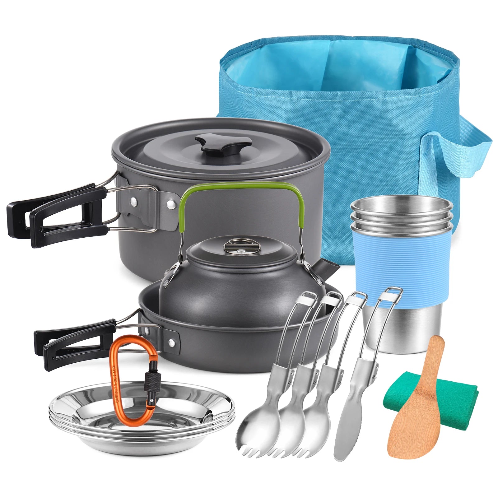 Camping Cookware 22pcs kit