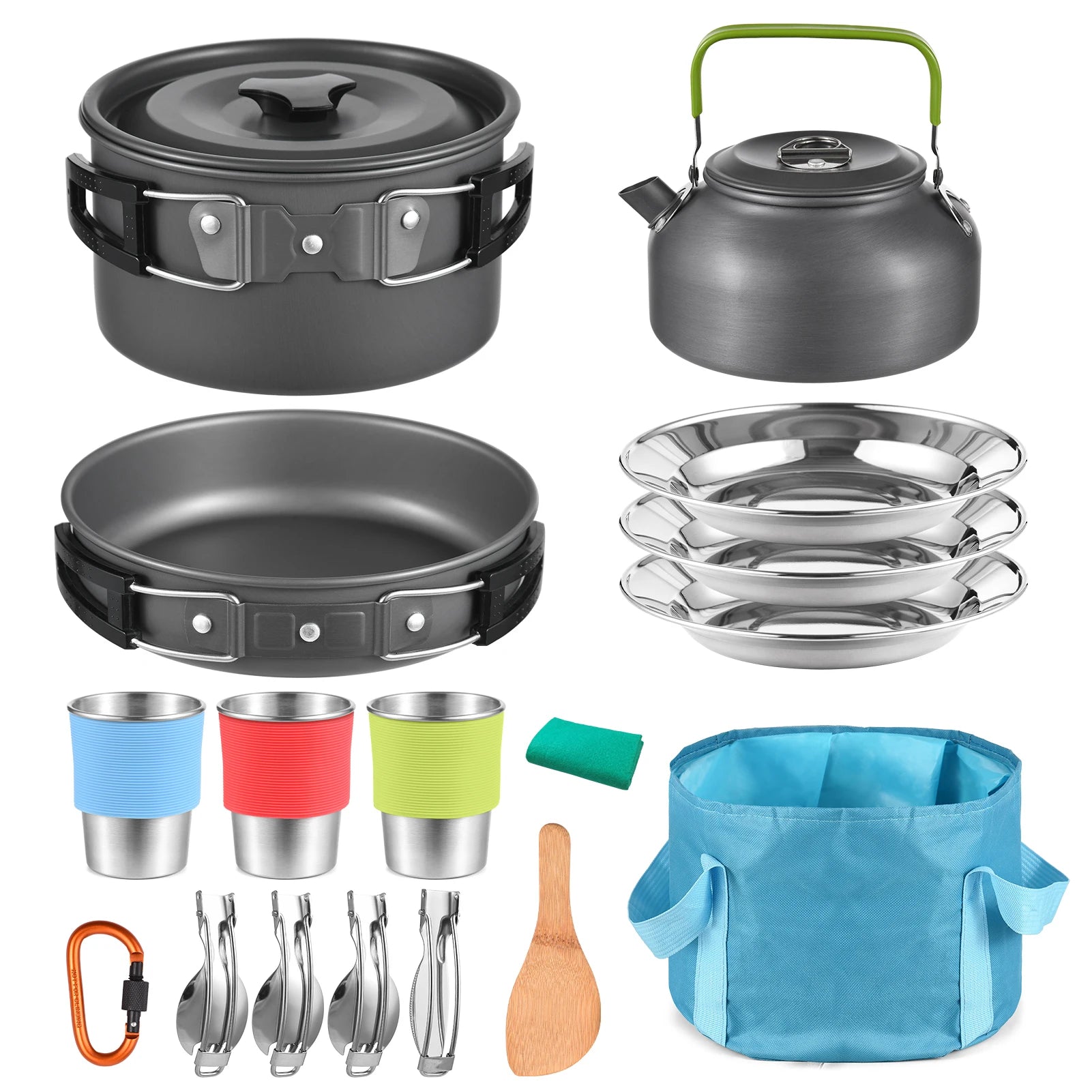 Camping Cookware 22pcs kit