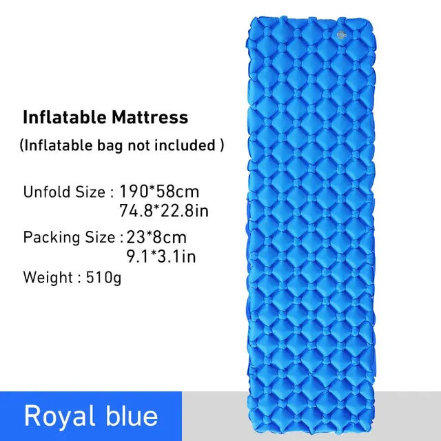 Camping Sleeping Pad Ultralight Inflatable Mattress