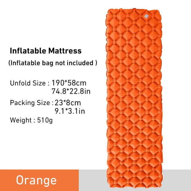 Camping Sleeping Pad Ultralight Inflatable Mattress