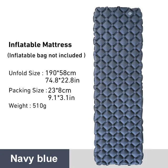 Camping Sleeping Pad Ultralight Inflatable Mattress